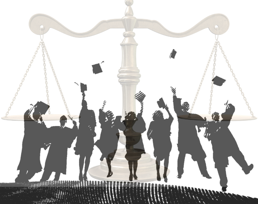 Graduation-and-Scales-of-Justice