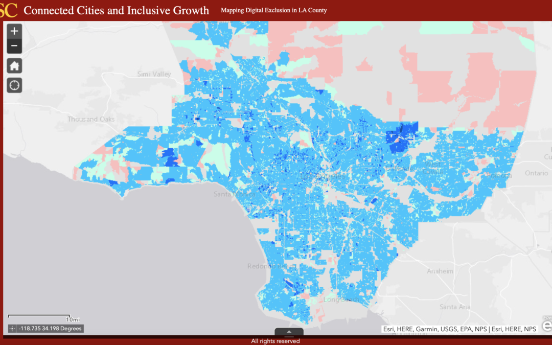 Scaling “Mapping the Digital Divide in LA” Throughout California