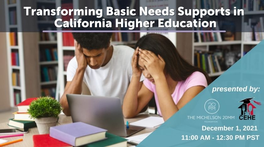 Transforming Basic Needs Supports in California Higher Education