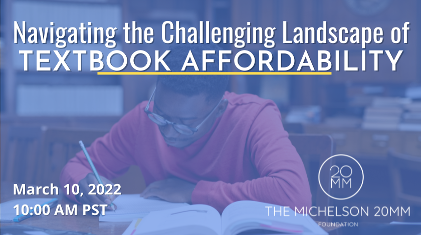 Navigating the Changing Landscape of Textbook Affordability
