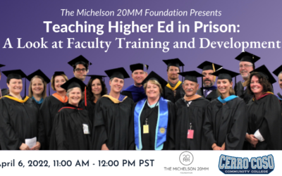 Teaching Higher Ed in Prison: A Look at Faculty Training and Development