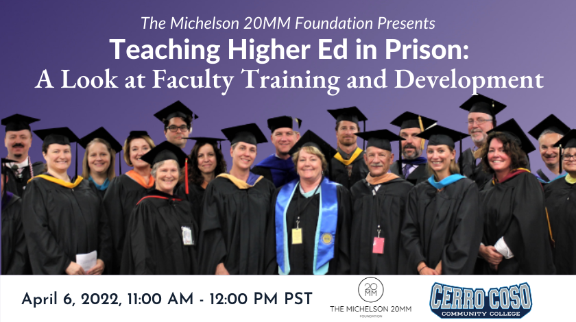 Teaching Higher Ed in Prison: A Look at Faculty Training and Development