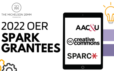 Get to Know our 2022 Open Educational Resources Spark Grantees