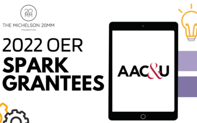 AAC&U’s Institute on Open Educational Resources to Help Five College Campuses Launch Their OER Adoption Plans