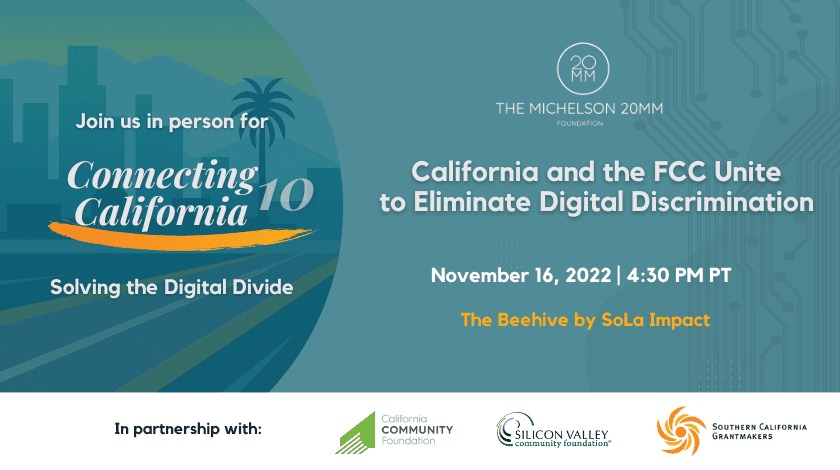 California and the FCC Unite to Eliminate Digital Discrimination