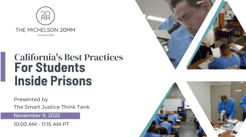 California's Best Practices For Students Inside Prisons