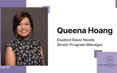 Welcoming Queena Hoang, Student Basic Needs Senior Program Manager