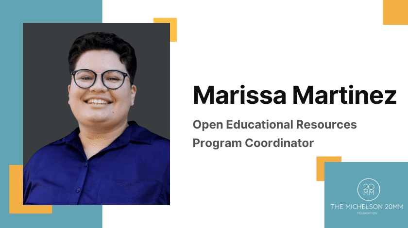 From Textbook Affordability Intern to OER Program Coordinator: Celebrating Marissa Martinez