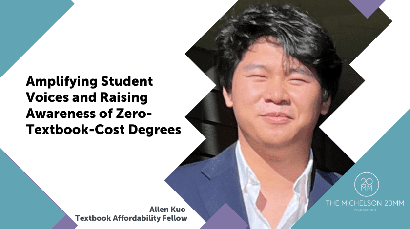 Amplifying Student Voices and Raising Awareness of Zero-Textbook-Cost Degrees