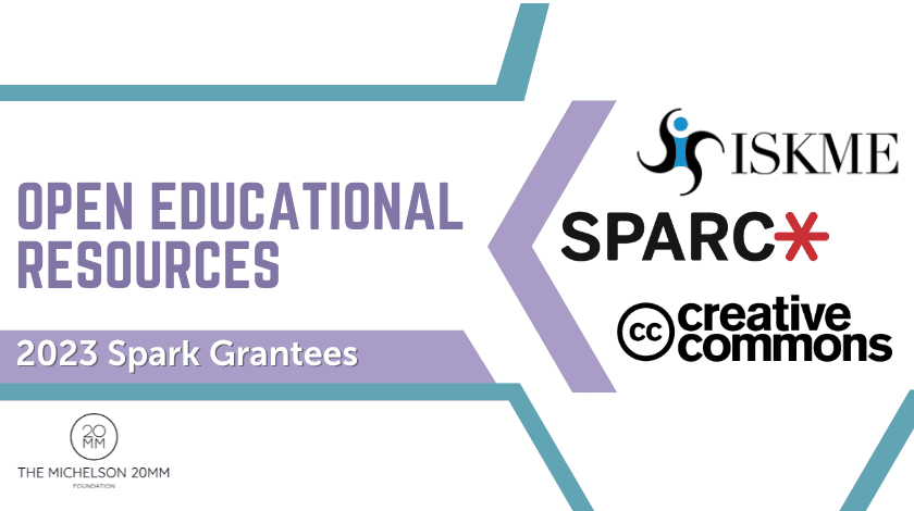 Get to Know our 2023 Open Educational Resources Spark Grants Recipients