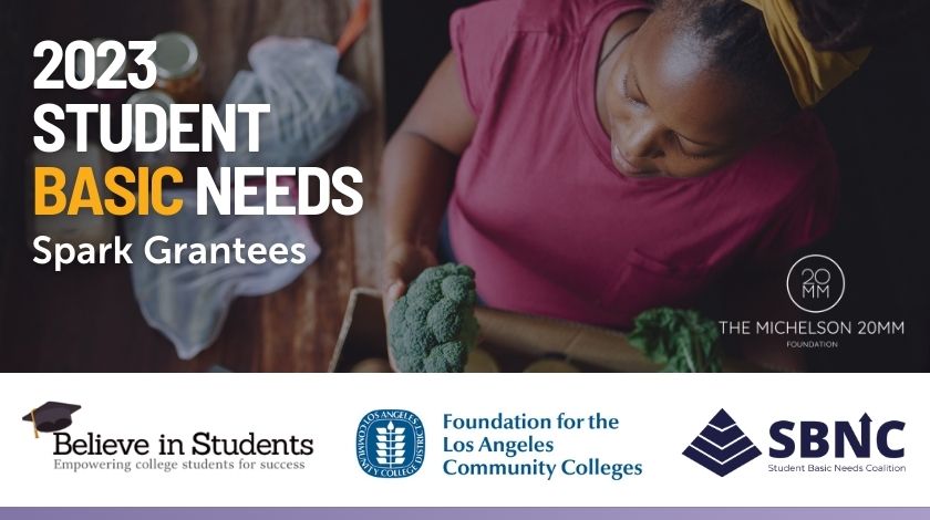 Get to Know the 2023 Student Basic Needs Spark Grantees and Their Projects