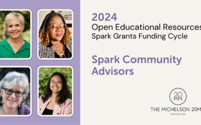 Placing Community at the Center of Grantmaking: Meet the 2024 OER Spark Community Advisors