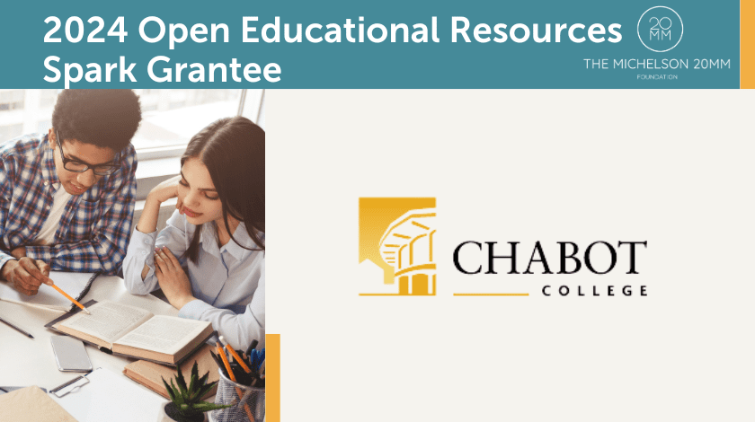The Power of Data: How Chabot College Will Advance OER and ZTC Adoption